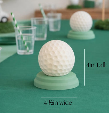 Hole In One 3D Printed Golf Ball Centerpiece - 3D print - Hole In hone - Golf Theme Birthday - golf decor - Golf Party - Golf Ball - Party