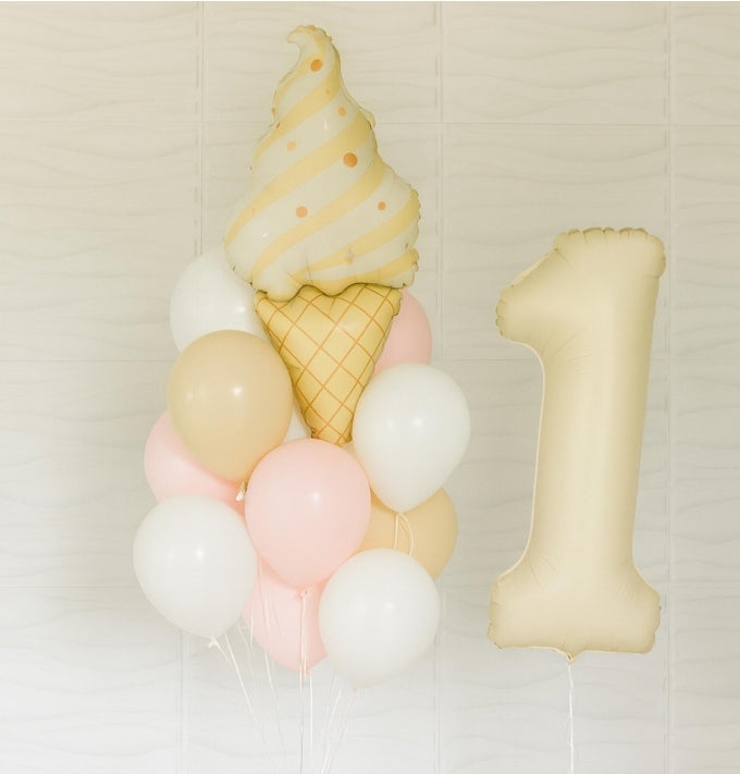 Ice Cream Balloon 12 Pack - Ice Cream Birthday - Ice Cream Party - Ice Cream Decor - Ice Cream Balloons - Balloons - Party Balloons -