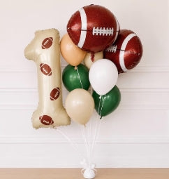 First Down Balloon Pack -In my football era - Football 1st Birthday Balloon column -First Down Birthday -Touchdown Party -First Down -