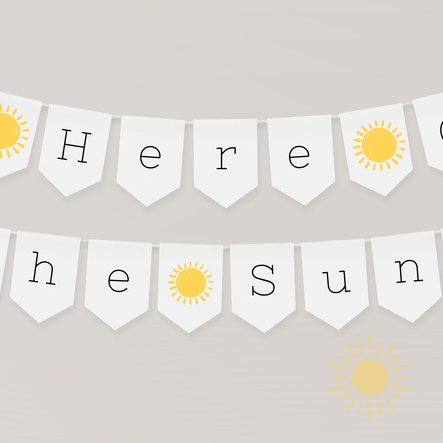 Here comes the son baby shower banner, here comes the son, boy baby shower banner, boy baby shower decorations, banner, Bohobanner