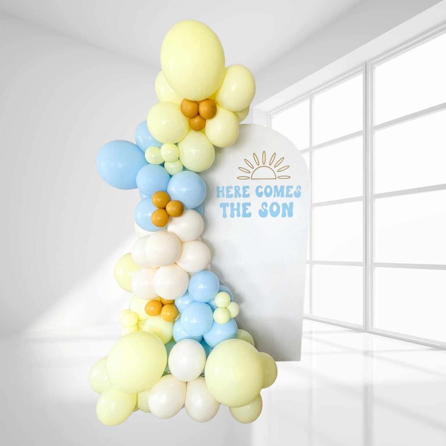 Here Comes the Sun Balloon Garland Kit, DIY, First Trip Around the Sun, Surfs Up, Birthday Decor