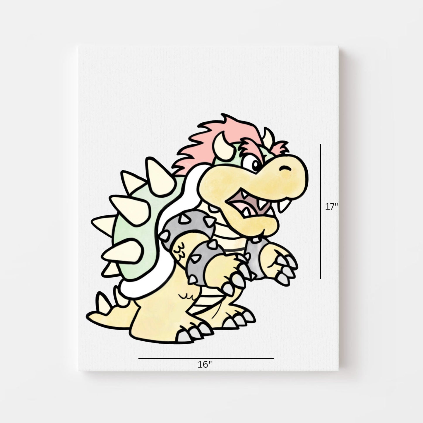 Bowser Digital Download Print Out l Bowser Cutout l Princess Peach Theme Party l Super Mario Party l Super Mario Theme Party l Super Mario l