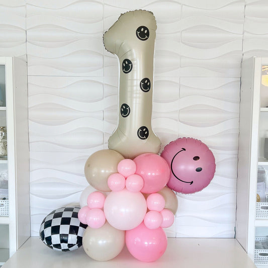 One Happy Girl Balloons - One Happy Girl Themed Decor - One Happy Girl DIY Balloon Kit - One Happy Girl Balloon Tower - One Happy Girl Party
