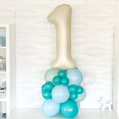 The Big One Balloons - Balloon Arch Kit l Boy First Birthday - Baby On Board - Surf Baby Shower - Retro Surf Theme - Big ONE- The Big One