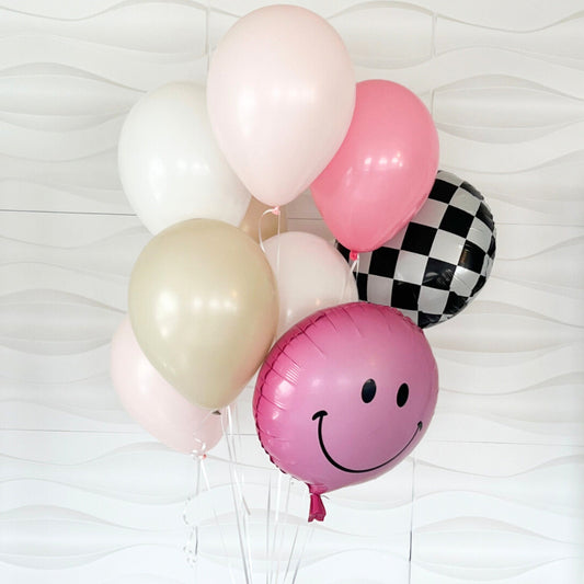 One Happy Girl Birthday Balloons - One Happy Girl Party Decor - One Happy Girl Birthday Theme - One Happy Girl - One Happy Babe -