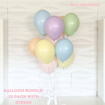 One Happy Girl Birthday - Ice Cream - Unicorn Party Decoration- Rainbow Birthday - Pastel Balloons - Pastel Rainbow - Pastel Balloons