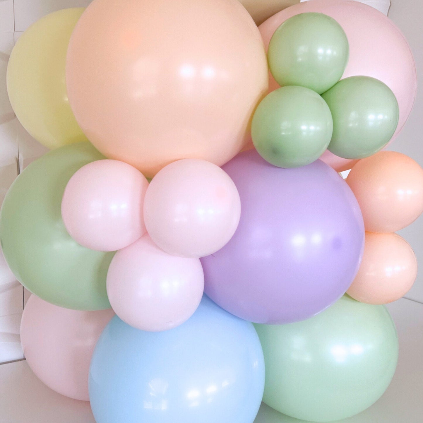 Macaron Balloon Tower for Pastel Birthday - Ice Cream - Unicorn Party Decoration- Rainbow Birthday - Pastel Balloons - Pastel Rainbow