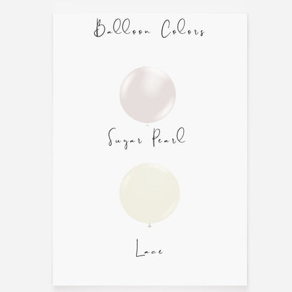 Bridal Shower Balloons - Pearl Balloons - Lace Balloons - Baby Shower Balloons - 9 Pack of Balloons - Pearls For The Girls