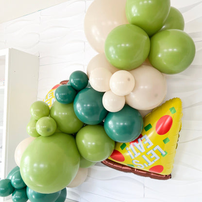 Ninja Turtle Theme Birthday Balloons - Ninja Turtle Birthday - Ninja Turtle Birthday Balloons - DIY Balloon Garland Kit - Ninja turtle DIY
