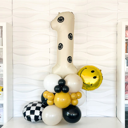 One Happy Dude DIY Balloon Tower l Number Balloon Tower l One Happy Dude Birthday l One Happy Dude