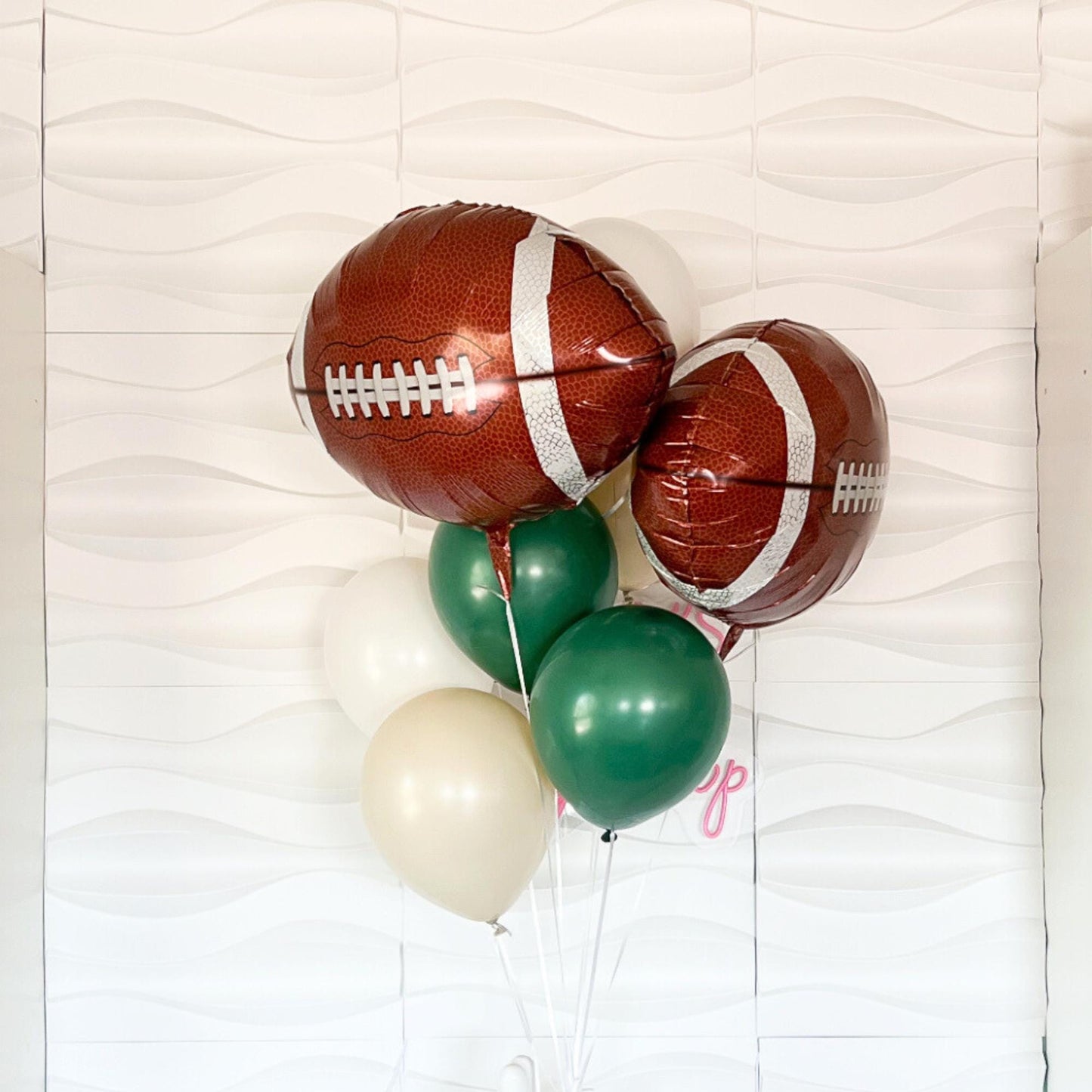 First Down 10 Pack Of Balloons -In my football era - Football 1st Birthday Balloon column -First Down Birthday -Touchdown Party -First Down