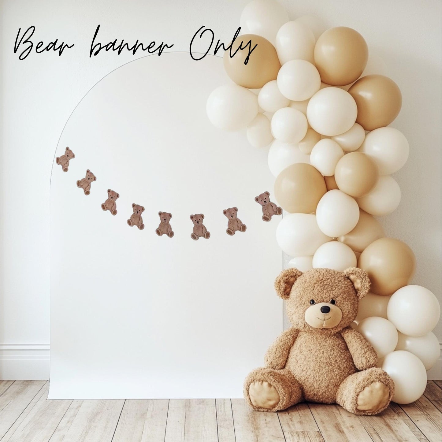 We Can Bearly Wait Banner - Bear Banner - We Can Bearly Wait Baby Shower - Bear Themed Party Decor - We Can Bearly Wait - Bear Baby Shower