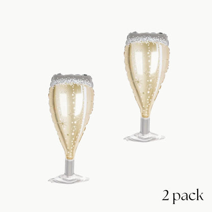 Champagne Bottle Balloon - Champagne Bottle Balloon - Champagne Bottle Decor - Bridal Party Balloon - Bachelorette Balloon -
