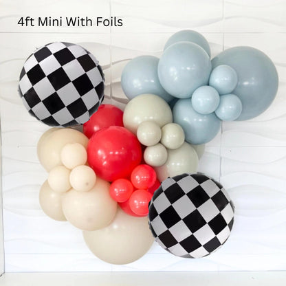 TWO Fast Theme l Two fast DIY Balloons Kit l Growing Two Fast Birthday Theme l 1st Lap l Car Theme Birthday l Balloon Garland - First Lap